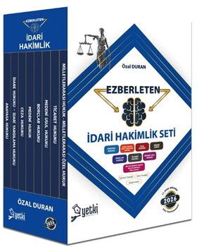 Yetki Yayınları 2026 Ezberleten İdari Hakimlik Seti