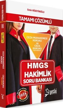 Yetki Yayınları 2026 Hakimlik Ceza Muhakemesi Hukuku ve Ceza Hukuku Özel Hükümler Soru Bankası