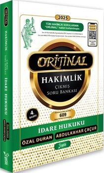 Yetki Yayınları 2025 Orijinal İdare Hukuku Hakimlik Çıkmış Soru Bankası