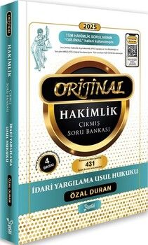 Yetki Yayınları 2025 Orijinal İdari Yargılama Hukuku Hakimlik Çıkmış Soru Bankası