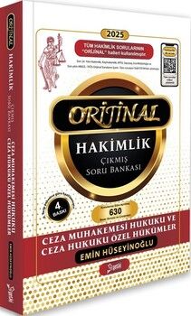 Yetki Yayınları 2025 Orijinal Ceza Muhakemesi Hukuku Hakimlik Çıkmış Soru Bankası