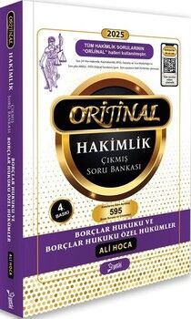 Yetki Yayınları 2025 Orijinal Borçlar Hukuku Hakimlik Çıkmış Soru Bankası