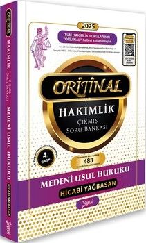 Yetki Yayınları 2025 Orijinal Medeni Usul Hukuku Hakimlik Çıkmış Soru Bankası