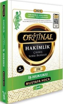 Yetki Yayınları 2025 Orijinal İş Hukuku Hakimlik Çıkmış Soru Bankası