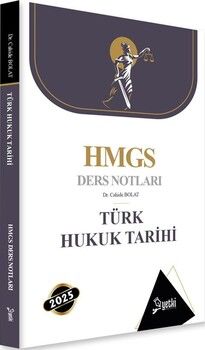 Yetki Yayınları 2025 Türk Hukuk Tarihi HMGS Ders Notları