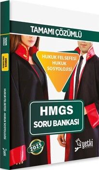 Yetki Yayınları 2025 HMGS Hukuk Felsefesi Hukuk Sosyolojisi Soru Bankası Çözümlü