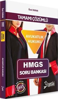 Yetki Yayınları 2025 HMGS Avukatlık Hukuku Soru Bankası Çözümlü