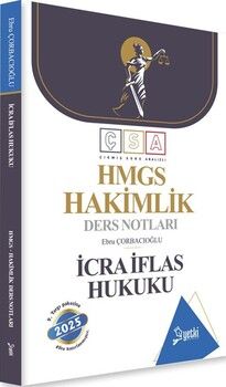 Yetki Yayınları 2025 HMGS Hakimlik İcra İflas Hukuku Ders Notları