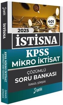 Yetki Yayınları 2025 KPSS A Grubu Mikro İktisat İSTİSNA Soru Bankası
