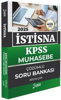 Yetki Yayınları 2025 KPSS A Grubu Muhasebe İSTİSNA Soru Bankası