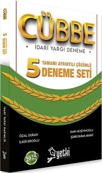 Yetki Yayınları 2025 Cübbe İdari Hakimlik Çözümlü 5 Deneme Seti