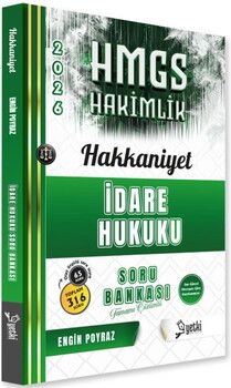 Yetki Yayınları 2026 HMGS İdare Hukuku Hakkaniyet Soru Bankası
