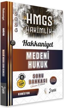 Yetki Yayınları 2026 HMGS Medeni Hukuk Hakkaniyet Soru Bankası
