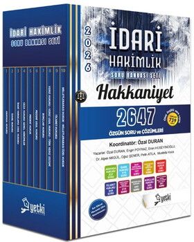 Yetki Yayınları 2026 İdari Hakimlik Hakkaniyet Soru Bankası Seti