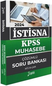 Yetki Yayınları 2024 KPSS A Grubu Muhasebe İSTİSNA Soru Bankası