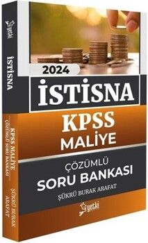 Yetki Yayınları 2024 KPSS A Grubu Maliye İSTİSNA Soru Bankası