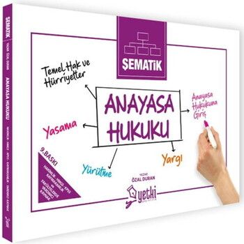 Yetki Yayınları Şematik Anayasa Hukuku
