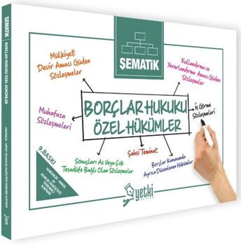Yetki Yayınları Şematik Borçlar Hukuku Özel Hükümler