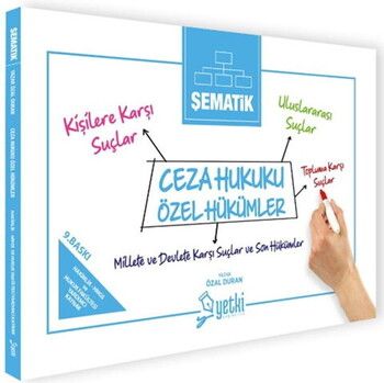 Yetki Yayınları Şematik Ceza Hukuku Özel Hükümler