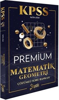 Yetki Yayınları KPSS Matematik Geometri Premium Soru Bankası Çözümlü