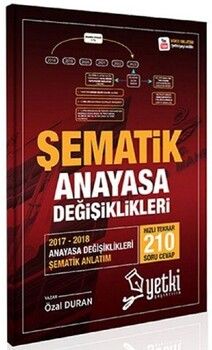 Yetki Yayınları KPSS Şematik Anayasa Değişiklikleri