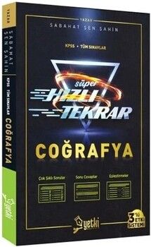 Yetki Yayınları KPSS Coğrafya Süper Hızlı Tekrar
