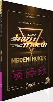 Yetki Yayınları KPSS A Grubu Hakimlik Medeni Hukuk Süper Hızlı Tekrar