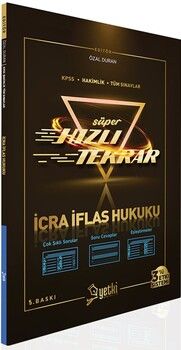 Yetki Yayınları KPSS A Grubu Hakimlik İcra İflas Hukuku Süper Hızlı Tekrar