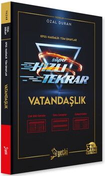 Yetki Yayınları KPSS Vatandaşlık Süper Hızlı Tekrar