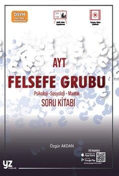 YZ Yayınları AYT Felsefe Grubu Soru Kitabı