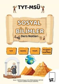 YZ Yayınları TYT MSÜ Sosyal Bilimler Ders Notları
