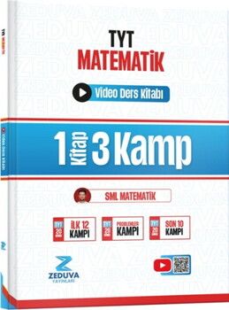 Zeduva Yayınları SML Matematik TYT Matematik 1 Kitap 3 Kamp Video Ders Kitabı