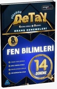Zeka Küpü Yayınları 8. Sınıf Fen Bilimleri Pisagor Detay 14 lü Branş Denemesi