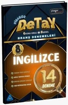Zeka Küpü Yayınları 8. Sınıf İngilizce Pisagor Detay 14 lü Branş Denemesi