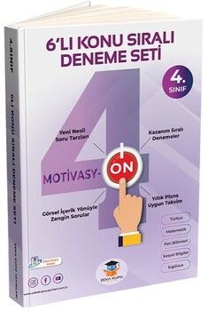 Zeka Küpü Yayınları 4. Sınıf 6 lı Konu Sıralı Motivasyon Deneme Seti