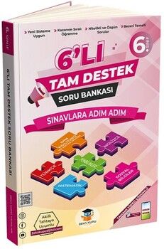 Zeka Küpü Yayınları 6. Sınıf 6 lı Tam Destek Soru Bankası Seti