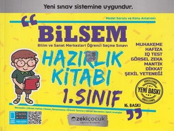 Zeki Çocuk 1. Sınıf Bilsem Hazırlık Kitabı