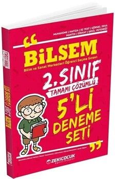 Zeki Çocuk 2. Sınıf Bilsem 5 li Deneme Seti Çözümlü