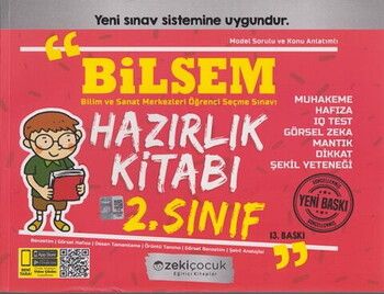Zeki Çocuk 2. Sınıf Bilsem Hazırlık Kitabı