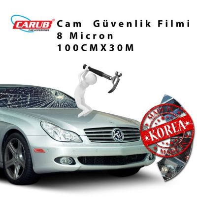 CARUB Cam Filmi 100cmx30M Çizilmez Güv8Mil SF200CL