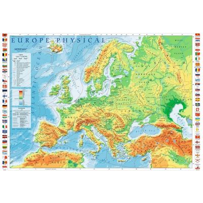 Trefl Puzzle Physıcal Map Of Europe1000 Parça