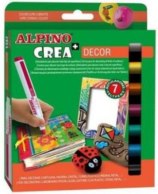 Alpino Crea Decor Keçeli Kalem 7 li 000133