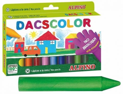 Alpino Dacscolor Leke Yapmaz Mum Boya 12 Lİ 05029