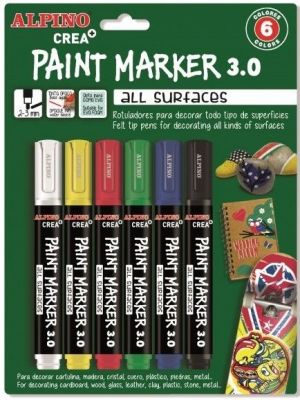 Alpino Paint Marker 3.0 Blister Kalem 6 lı 0166