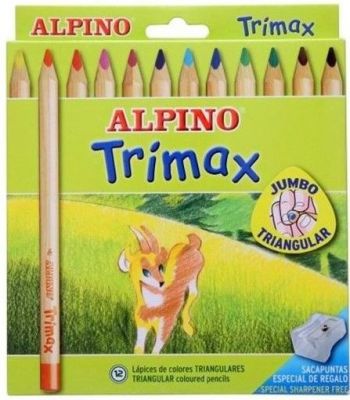 Alpino Trimax Jumbo Kuru Kalem Boyası 12 li AL-113