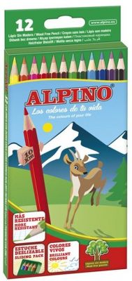 Alpino Uzun Kuru Boya Kalemi 12 li 10654