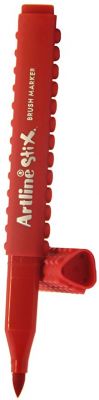 Artline Stix Brush Marker Kalem Kırmızı Renk