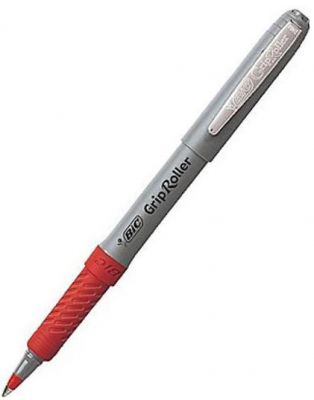 Bic Grip Roller Akıcı Yazım Kalemi 0.7 mm Kırmızı Renk