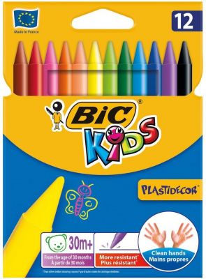 Bic Kids Plastidecor Pastel Boya 12 li 9941190