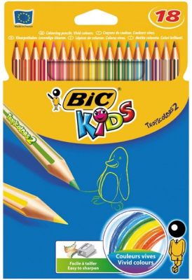 Bic Kids Tropicolors 2 Kuru Boya Kalemi 18 li